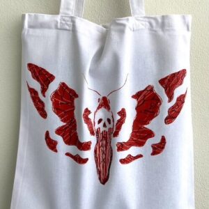 MOTH | White | Canvas Bag