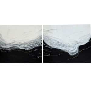 Hopeiset aallot "Silver waves" (2XL)